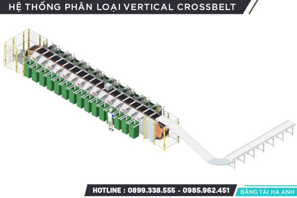 hệ thống phân loại vertical crossbelt