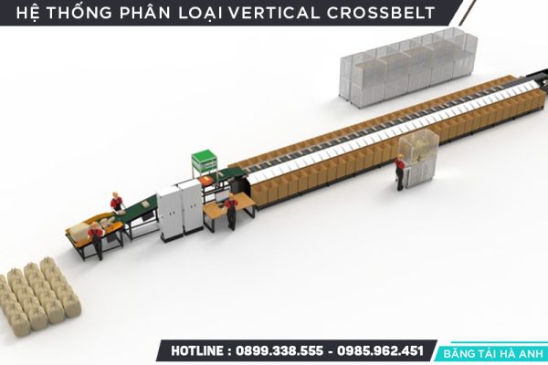 hệ thống phân loại vertical crossbelt